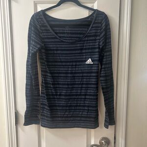 NWT Adidas  Striped Top